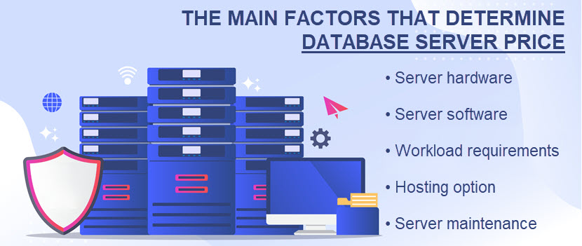 Database server price factors