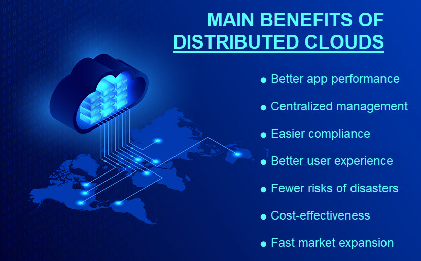 Main benefits of distributed clouds