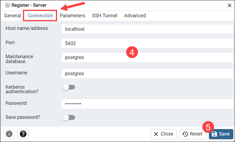 Connect to PostgreSQL database from Windows.