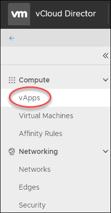 create a vapp in vcloud director