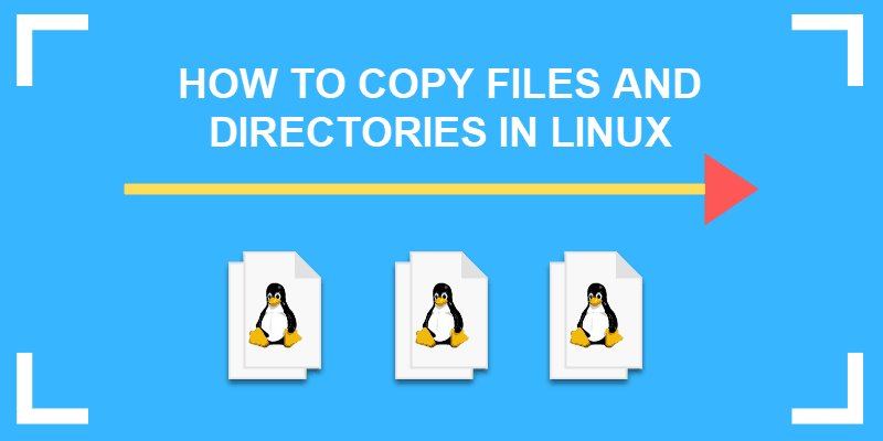 how to copy files and directories in linux