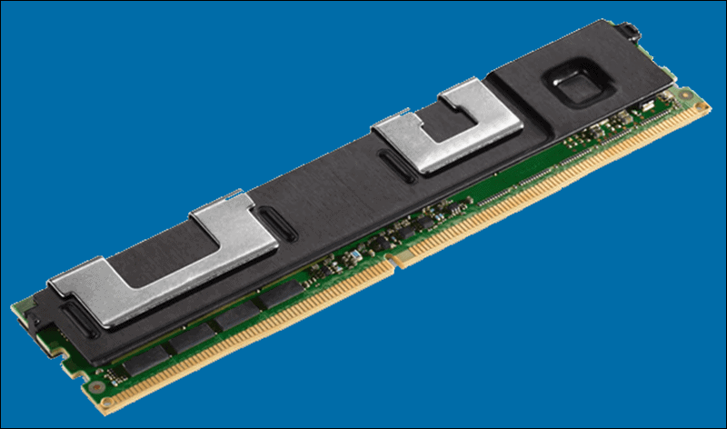 Image of Intel Optane DC Persistent Memory Module.